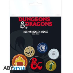 Pack de 6 badges - Factions - Donjons & Dragons