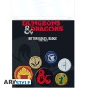 Pack de 6 badges - Factions - Donjons & Dragons