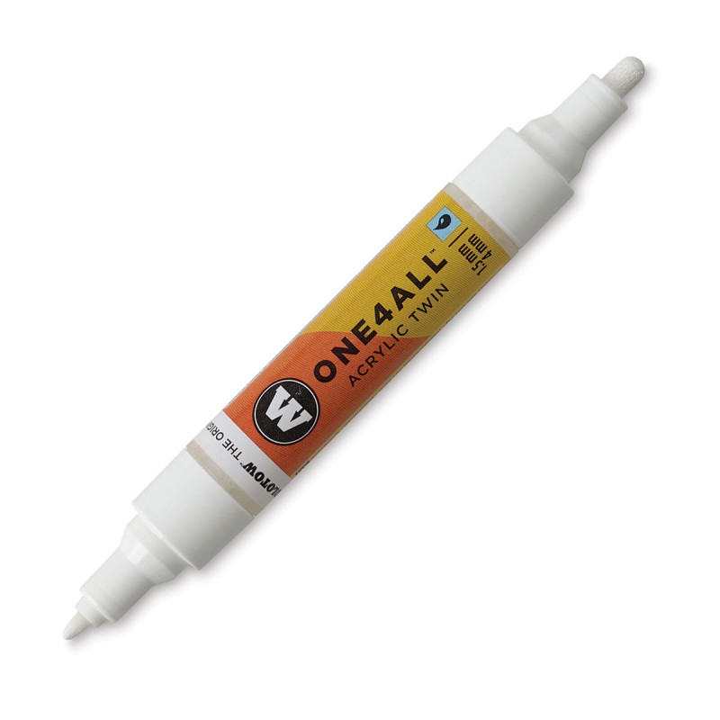 Marqueur pour Maquettes - One4All Twin - Acrylique Blanc - 1,5/4mm - 160
