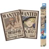 Set 2 Chibi Poster - Wanted Sabo & Ace - One Piece