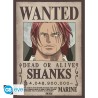 Set 2 Chibi Poster - Wanted Shanks & Teach - One Piece