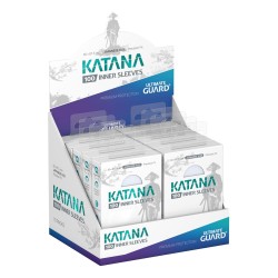 Protèges Cartes 100 pièces - Katana - Inner Sleeves - Japanese - Transparent