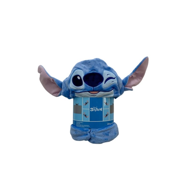 Couverture à Capuche - Stitch - Lilo & Stitch
