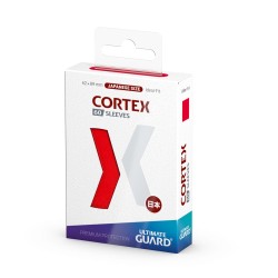 Protèges Cartes 60 pièces - Cortex - Japonais - Rouge
