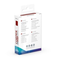 Protèges Cartes 60 pièces - Cortex - Japonais - Rouge Matte