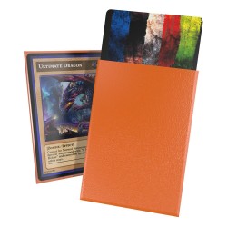 Protèges Cartes 60 pièces - Cortex - Japonais - Orange Matte