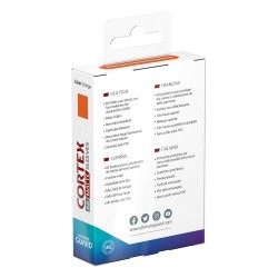 Protèges Cartes 60 pièces - Cortex - Japonais - Orange Matte