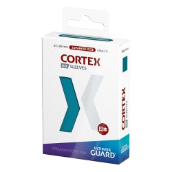 Protèges Cartes 60 pièces - Cortex - Japonais - Bleu Pétrole