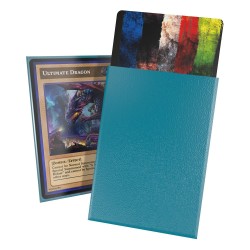 Protèges Cartes 60 pièces - Cortex - Japonais - Bleu Pétrole Matte