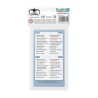 Protèges Cartes 100 pièces - Precise-Fit Refermables - Standard - Transparent