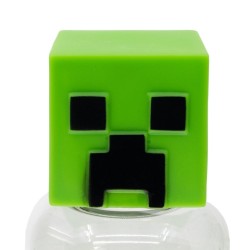 Bouteille 3D - Tête de Creeper - Minecraft