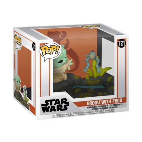Grogu & grenouille - Star Wars : Mandalorian (721) - POP Movie - Deluxe