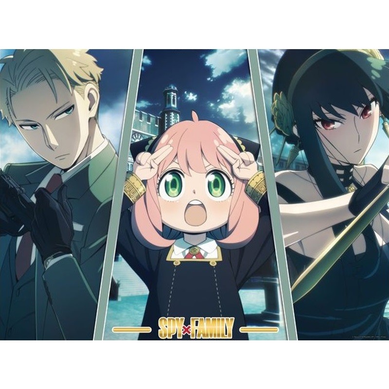 Golden Poster - Loid, Anya & Yor - Spy x Family