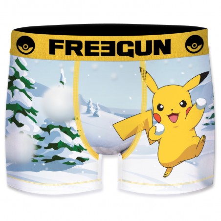 Boxer - Pokemon - Pikachu Neige - Unisexe 10 - 12 