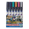 Set 6 Marqueurs - Metallic set 2 - Gundam