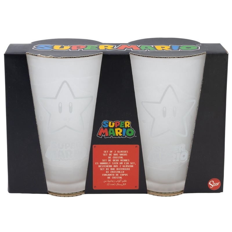Pack de 2 Verres - Power Ups - Super Mario