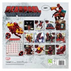 Calendrier 2025 - Deadpool - Marvel
