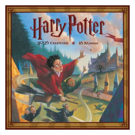 Calendrier 2025 - Illustrations livres - Harry Potter
