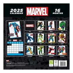 Calendrier 2025 - Avengers Comics - Marvel