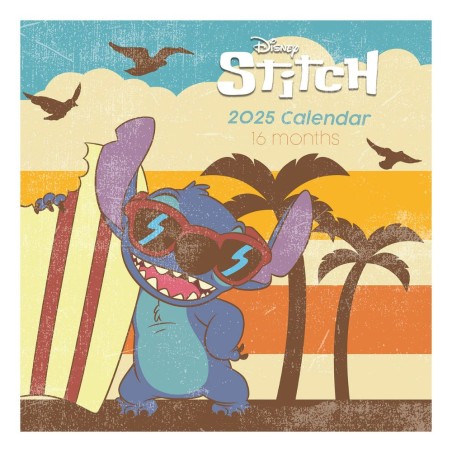 Calendrier 2025 - Vintage beach - Lilo & Stitch