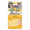 Calendrier 2025 - Vintage beach - Lilo & Stitch