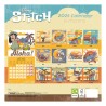 Calendrier 2025 - Vintage beach - Lilo & Stitch