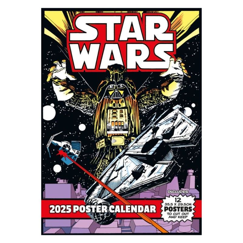 Calendrier A3 - 2025 - Comics - Star Wars