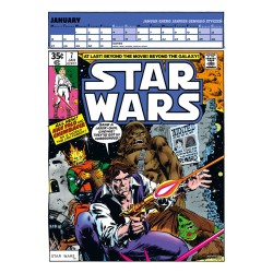 Calendrier A3 - 2025 - Comics - Star Wars