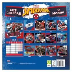 Calendrier 2025 - Spiderman - Marvel