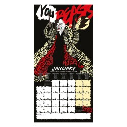 Calendrier 2025 - Méchants Disney