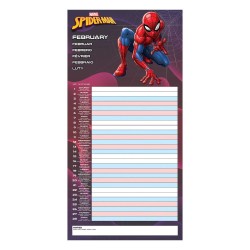 Calendrier familial 2025 - Spiderman