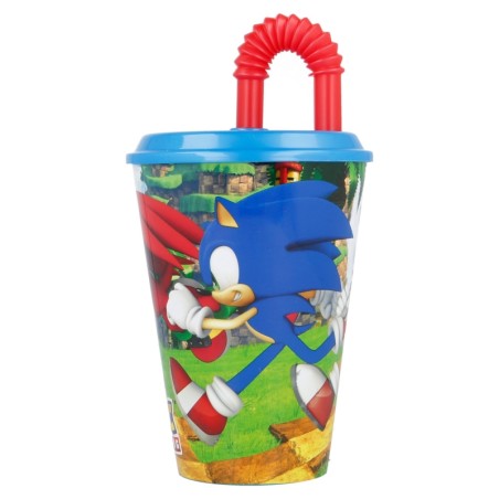 Gobelet avec paille - Team Sonic Run - Sonic the Hedgehog