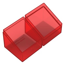 Boulder 100+ - Ruby Transparent