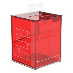 Boulder 100+ - Ruby Transparent