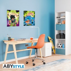 Set 2 Chibi Poster - Broly - Dragon Ball