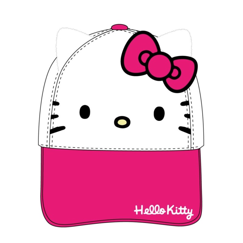 Casquette Baseball Enfant - Kitty 3D - Hello Kitty - Unisexe 
