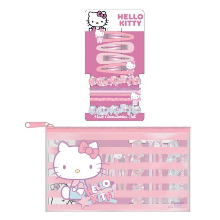 Set de Coiffure - Pochette Hello Kitty (Rose) - Sanrio