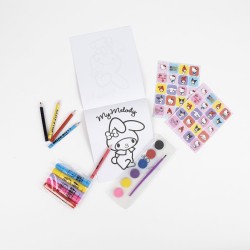Set de Papeterie - Sac de Coloriage Groupe - Sanrio - 14 