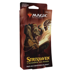 MTG - Draft Booster - Strixhaven: School of Mages - (1 pack de 3 boosters) - FR