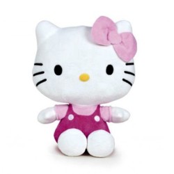 Peluche - Rose & Noeud Rose...