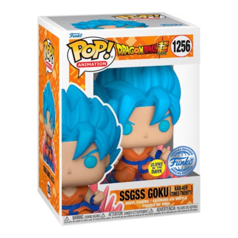SSGSS Goku Kaioken x20 (Glow) - Dragon Ball Super (1256) - POP Animation - Exclusive