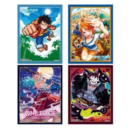 Protèges Cartes - One Piece - Official Sleeve 8 (assortiment 4 types)