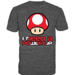 T-shirt Bioworld - Nintendo - I Need Power - XL Homme 