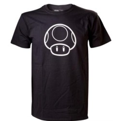 T-shirt Bioworld - Nintendo - Champignon phosphorescent - S Homme 