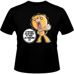 T-shirt - okiWoki - Un nom difficile à porter - Bleach - Fond Noir - L Homme 
