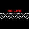 T-shirt - okiWoki - No Life - Nintendo - Fond Noir - M Homme 