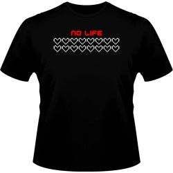 T-shirt - okiWoki - No Life - Nintendo - Fond Noir - XL Homme 