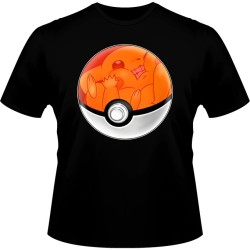 T-shirt - okiWoki - Pika Pas Cool ! - Pokemon - Fond Noir - XL Homme 