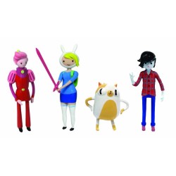 Figurines - Assortiment de 4 - Adventure Time - "Fionna And Cake"