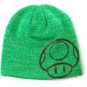 Bonnet Réversible - Nintendo - Champignon - fond vert - Unisexe 